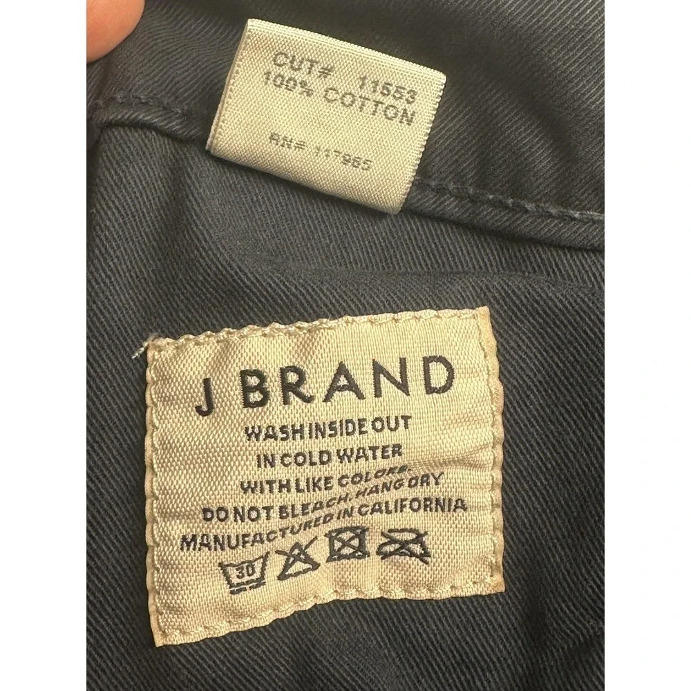 J Brand Kane Corduroy Pants Mens‎ 32x31 Navy Slim Straight Made USA JGM180M01
